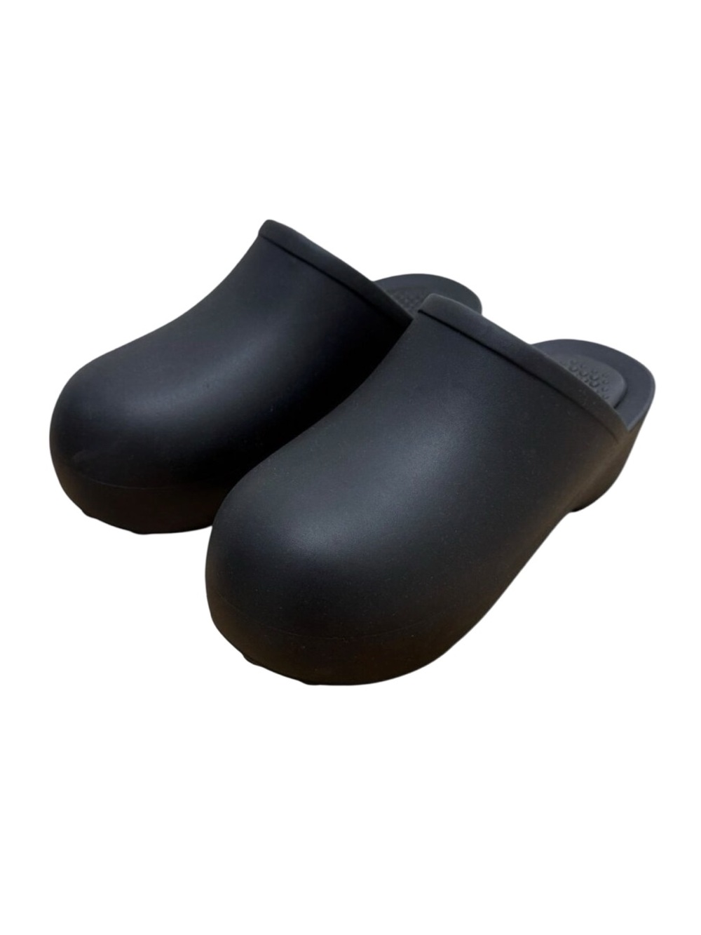 Women’s Praying Clogs Black Rubber Slip On Size 9